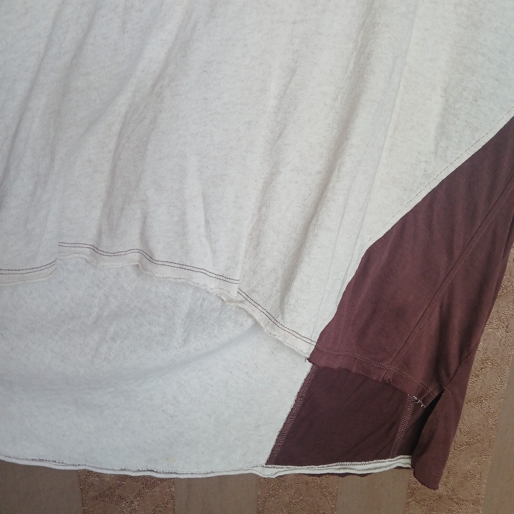 💎 We The Free Women’s Top Two-Tone Scoop Neck Cold Shoulder - Picture 8 of 12
